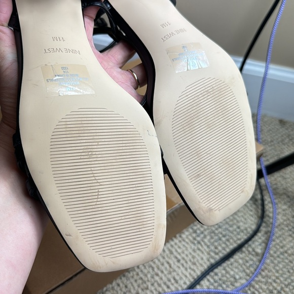 NWOT - Nine West Womens Georga Heeled Sandal, Black 001, Size 11M - 😍🖤 - Picture 17 of 17